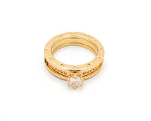 Cargar imagen en el visor de la galería, ANILLO CONVERTIBLE GRUESO ENCHAPADO EN ORO 18K
