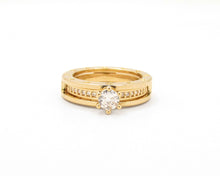 Cargar imagen en el visor de la galería, ANILLO CONVERTIBLE GRUESO ENCHAPADO EN ORO 18K
