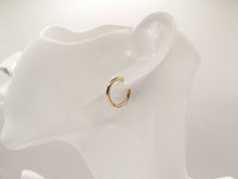 Cargar imagen en el visor de la galería, ARGOLLAS BASICAS ENCHAPADAS EN ORO 20 mm
