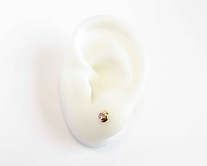 ABRIDORES ROSA CONTORNO ORO ENCHAPADOS EN ORO
