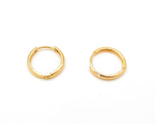 Cargar imagen en el visor de la galería, ARGOLLAS BASICAS ENCHAPADAS EN ORO 20 mm
