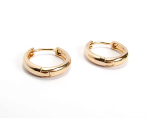 ARGOLLAS TEXTURIZADAS & LISAS ENCHAPADO EN ORO