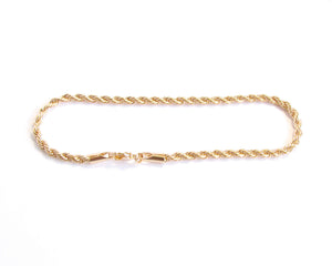 PULSERA ROPE HOMBRE ENCHAPADA EN ORO 18K