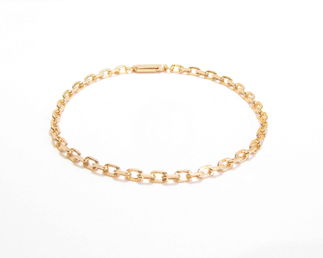 PULSERA ESLABÓN ENCHAPADA EN ORO 18K