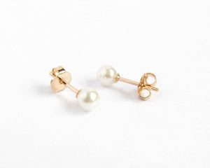AROS PERLA 5 MM ENCHAPADOS EN ORO