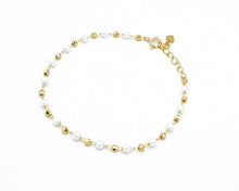 Cargar imagen en el visor de la galería, PULSERA PERLAS MOSTACILLA ENCHAPADA EN ORO
