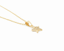 Cargar imagen en el visor de la galería, COLLAR ESTRELLA CIRCONES ENCHAPADO EN ORO
