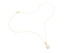 Cargar imagen en el visor de la galería, COLLAR PERLA CONTORNO ENCHAPADO EN ORO

