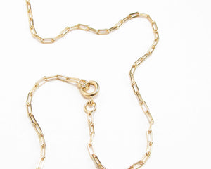 CADENA LIMADA CLASICA ENCHAPADA EN ORO