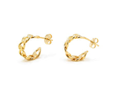 Cargar imagen en el visor de la galería, ARGOLLAS DE ESLABONES ENCHAPADAS EN ORO 18K (Copia)
