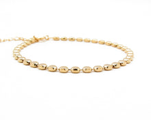 Cargar imagen en el visor de la galería, PULSERA DE MOSTACILLAS SÓLIDAS ENCHAPADA EN ORO 18K

