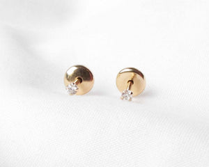 ABRIDOR MINI CIRCÓN ENCHAPADO EN ORO