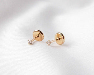 ABRIDOR MINI CIRCÓN ENCHAPADO EN ORO
