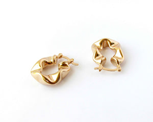 ARGOLLAS MATILDA ENCHAPADAS EN ORO