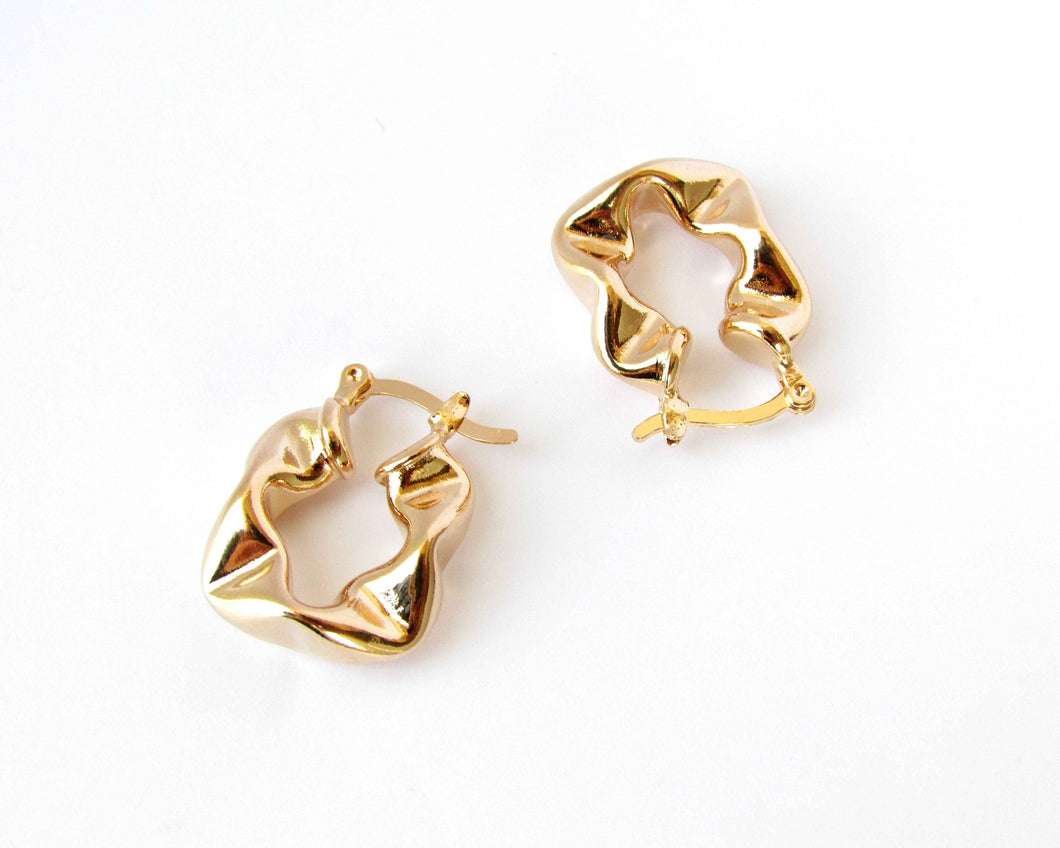 ARGOLLAS MATILDA ENCHAPADAS EN ORO