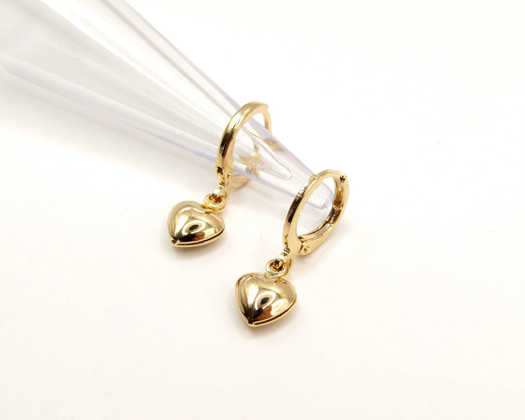ARGOLLAS CORAZÓN COLGANTE ENCHAPADO EN ORO