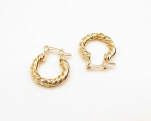 ARGOLLAS SLIM TWIST ENCHAPADAS EN ORO