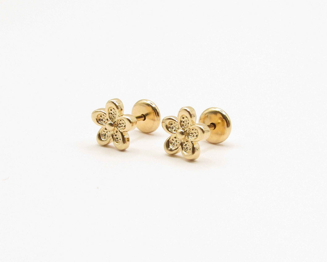 ABRIDORES FLOR TALLADA ENCHAPADOS EN ORO