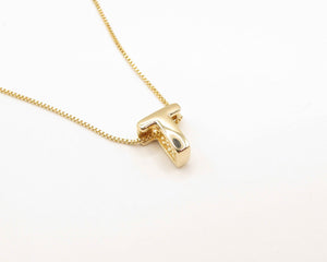 COLLARES INICIAL ENCHAPADO EN ORO