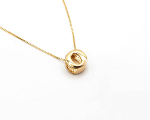 COLLARES INICIAL ENCHAPADO EN ORO