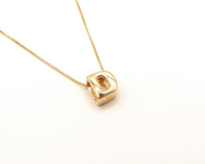 COLLARES INICIAL ENCHAPADO EN ORO