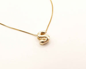 COLLARES INICIAL ENCHAPADO EN ORO