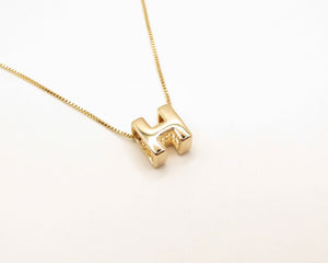 COLLARES INICIAL ENCHAPADO EN ORO