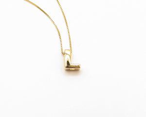 COLLARES INICIAL ENCHAPADO EN ORO