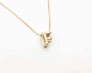 COLLARES INICIAL ENCHAPADO EN ORO