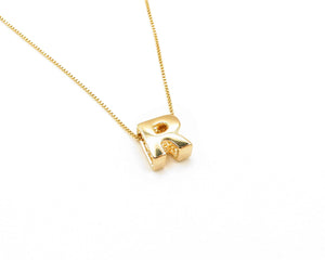 COLLARES INICIAL ENCHAPADO EN ORO