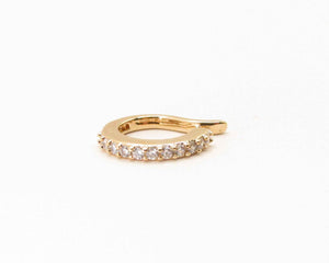 EAR CUFF CIRCONES BLANCOS