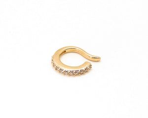 EAR CUFF CIRCONES BLANCOS