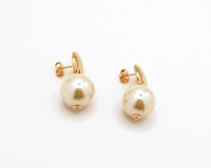 AROS PERLA SELLO ENCHAPADO EN ORO