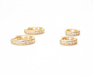 PACK ARGOLLAS SIENA ENCHAPADO EN ORO