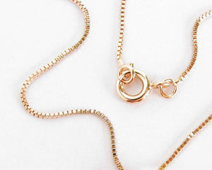 CADENA VENECIANA 1MM ENCHAPADA EN ORO