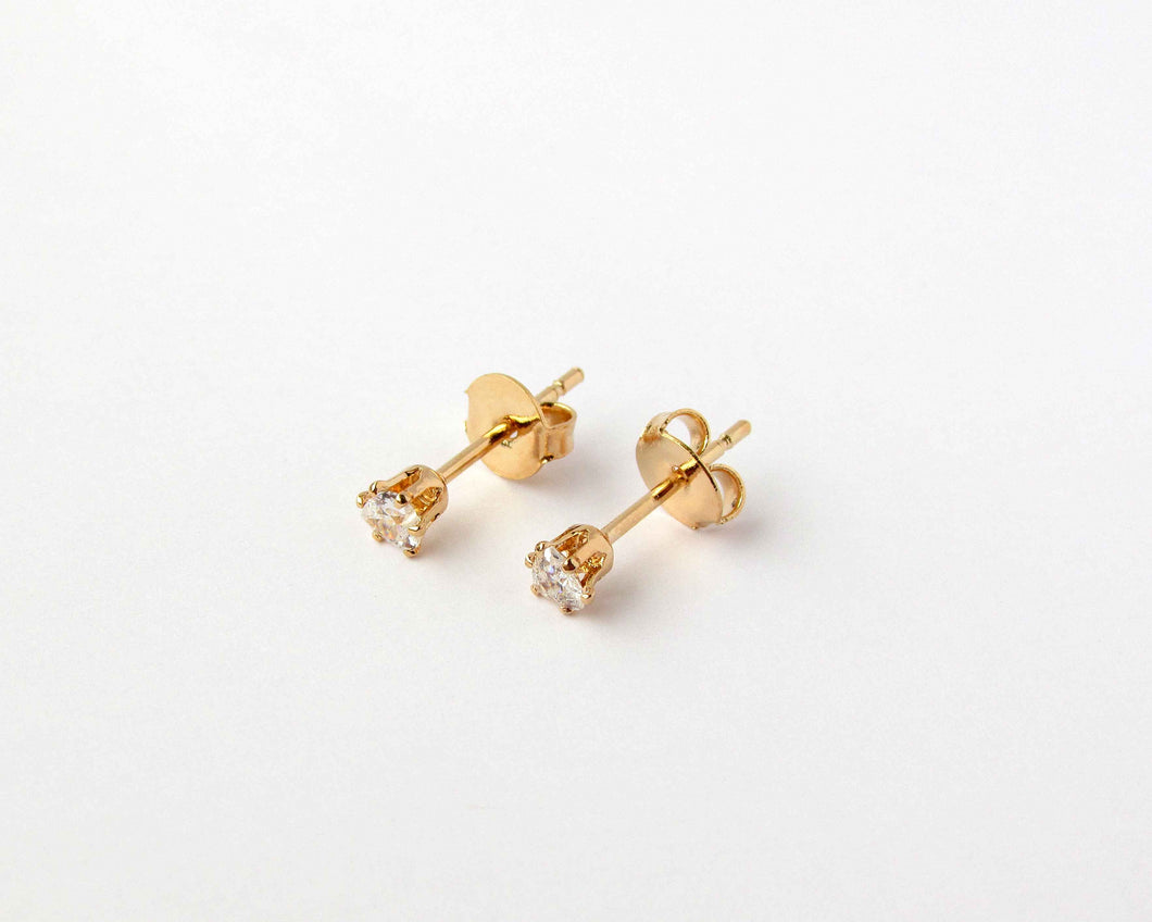 AROS CIRCÓN GARRAS ENCHAPADO EN ORO