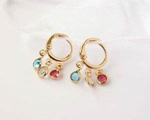 ARGOLLAS COLOR ENCHAPADAS EN ORO