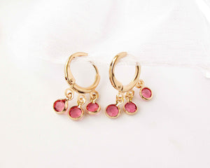 ARGOLLAS COLOR ENCHAPADAS EN ORO