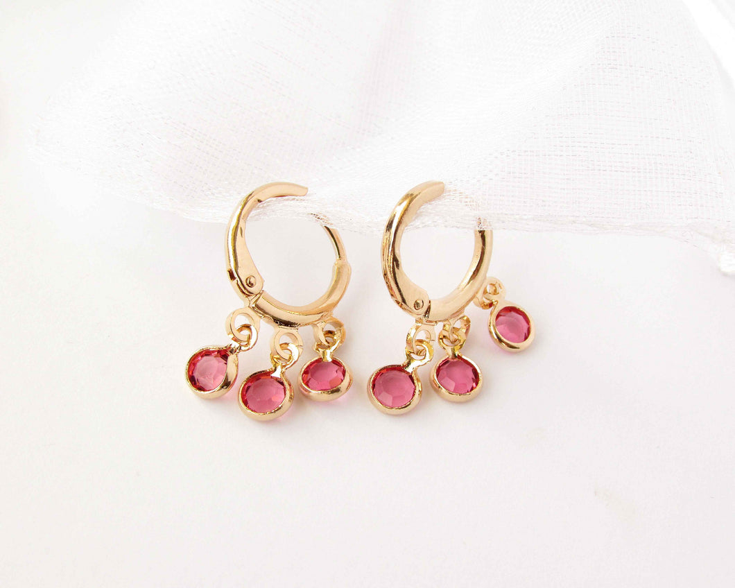 ARGOLLAS COLOR ENCHAPADAS EN ORO