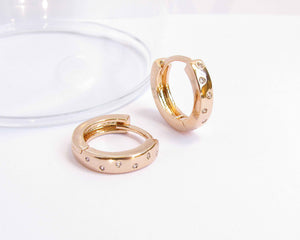 ARGOLLAS LIGHT MICROCIRCONES ENCHAPADAS EN ORO