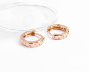 ARGOLLAS LIGHT MICROCIRCONES ENCHAPADAS EN ORO