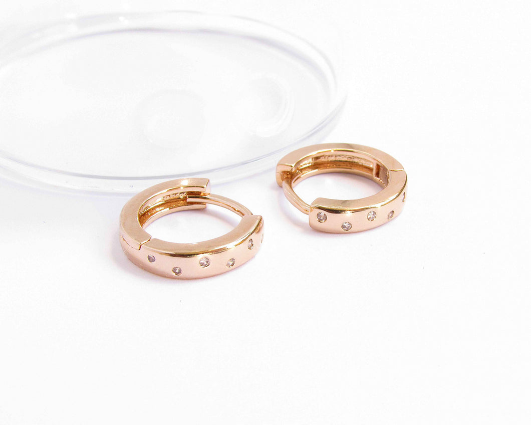ARGOLLAS LIGHT MICROCIRCONES ENCHAPADAS EN ORO