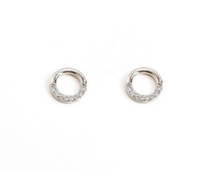 AROS MIA ENCHAPADOS EN ORO BLANCO