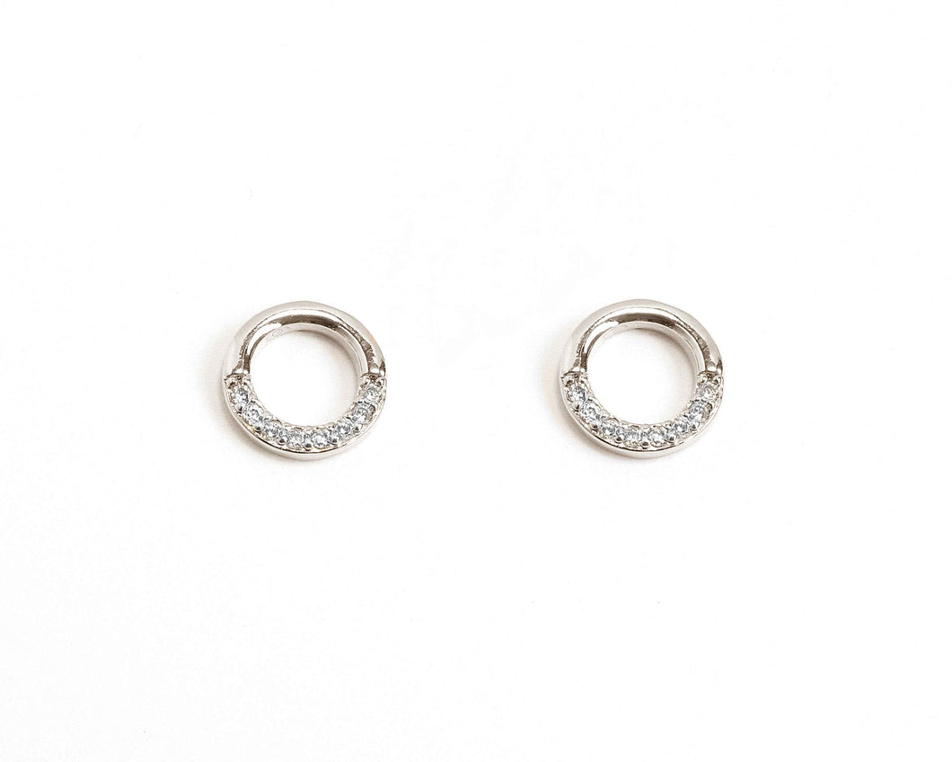 AROS MIA ENCHAPADOS EN ORO BLANCO