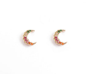 AROS LUNA ENCHAPADO EN ORO