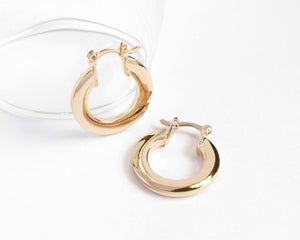 ARGOLLAS LAURA ENCHAPADAS EN ORO