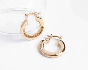 ARGOLLAS LAURA ENCHAPADAS EN ORO
