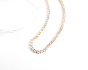 PULSERA CINTILLO ZIRCONIA ENCHAPADA EN ORO