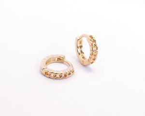 TRIO ARGOLLA CADENA MINI ENCHAPADO EN ORO