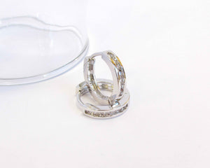 ARGOLLAS LIA ENCHAPADAS EN ORO BLANCO